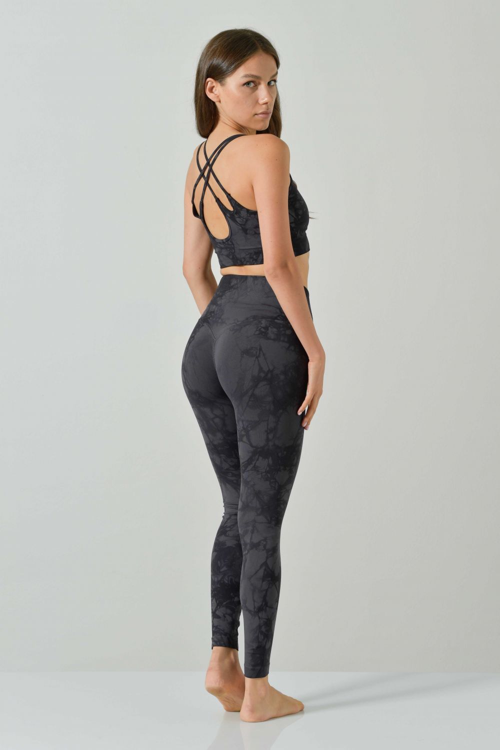 Leggings Sportivi Push Up Vita Alta